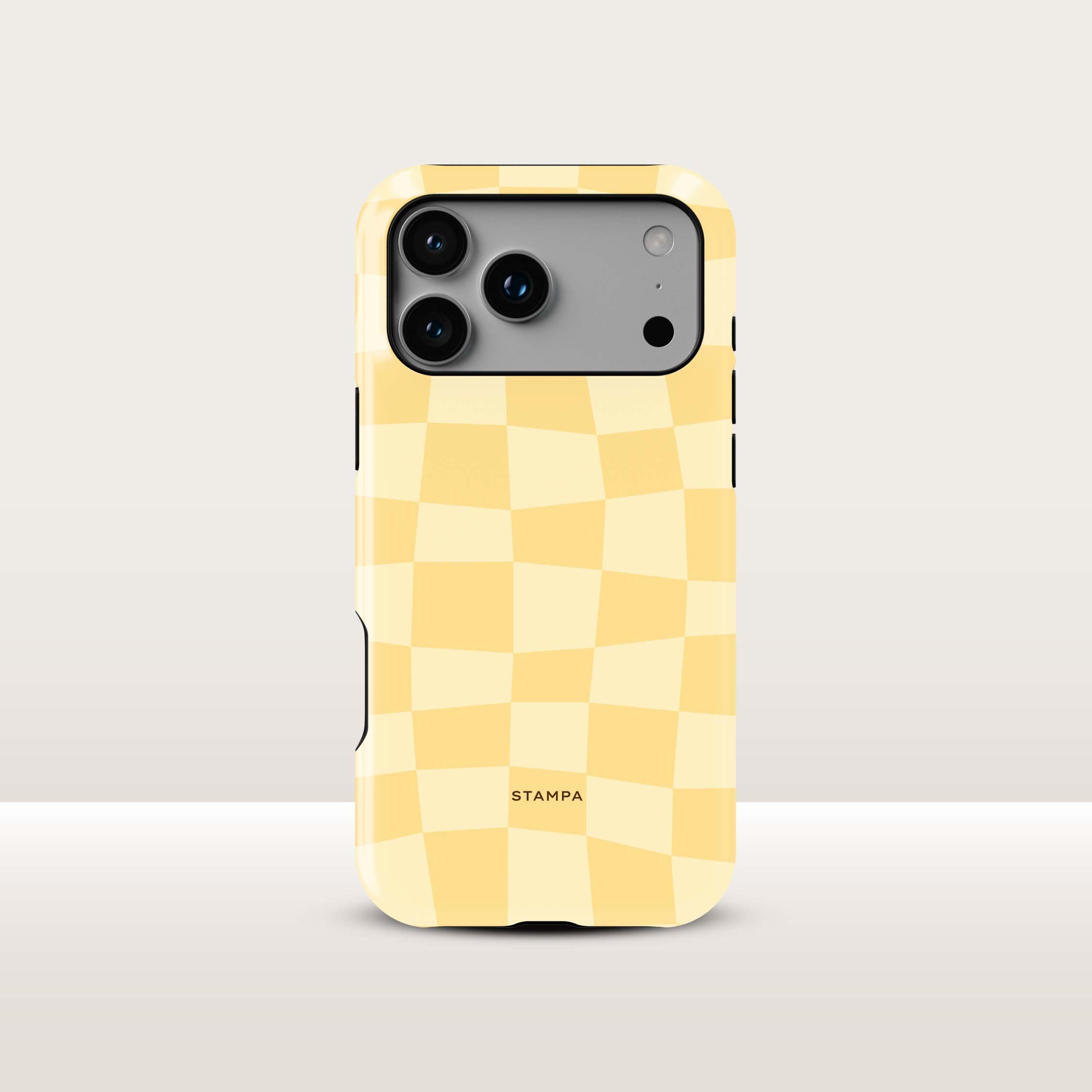 BUTTER YELLOW CHECKERS