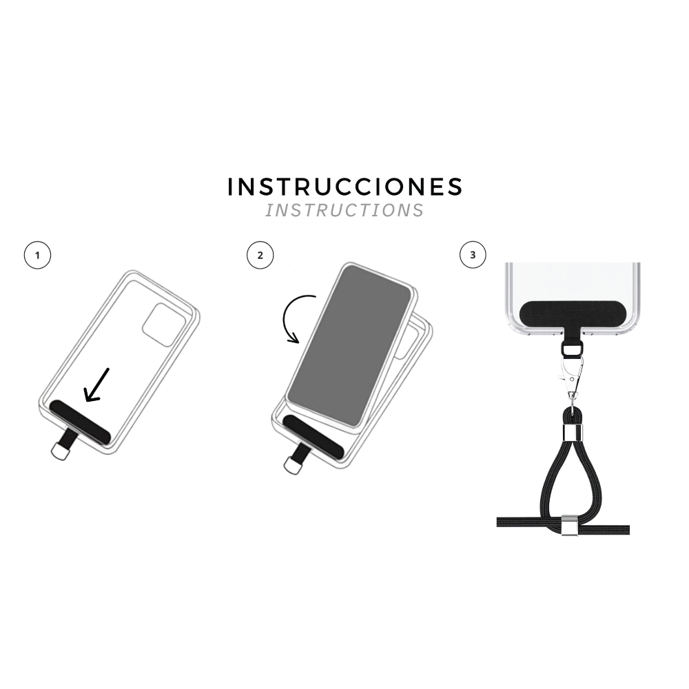 Black Phone Holder