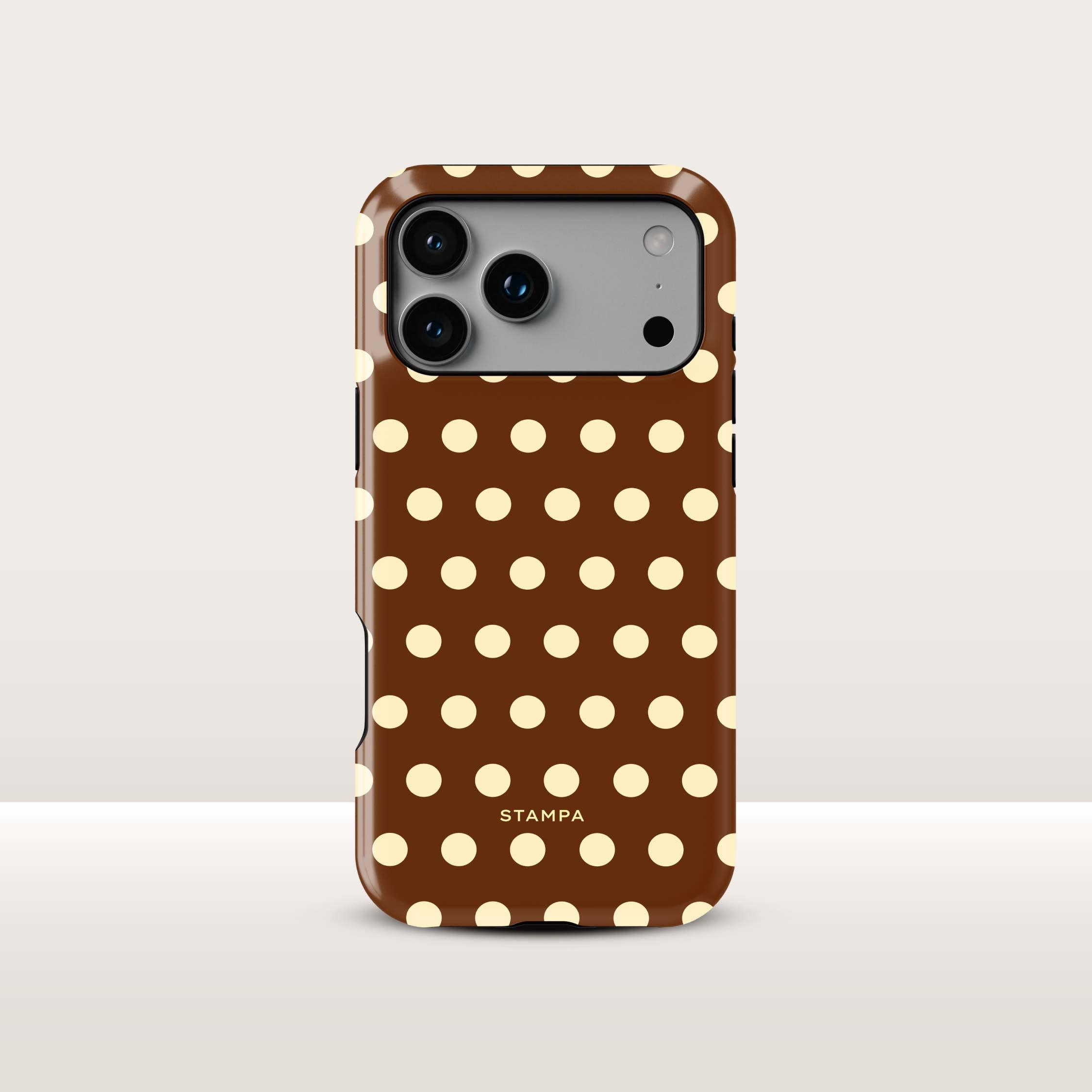 MOCHA YELLOW POLKA DOTS