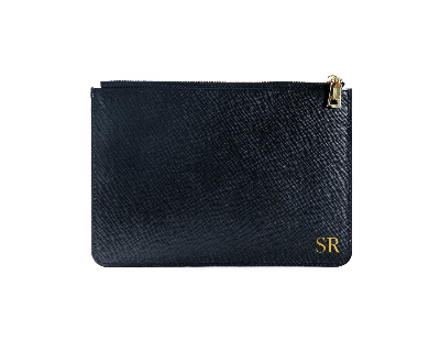 Black Leather Clutch