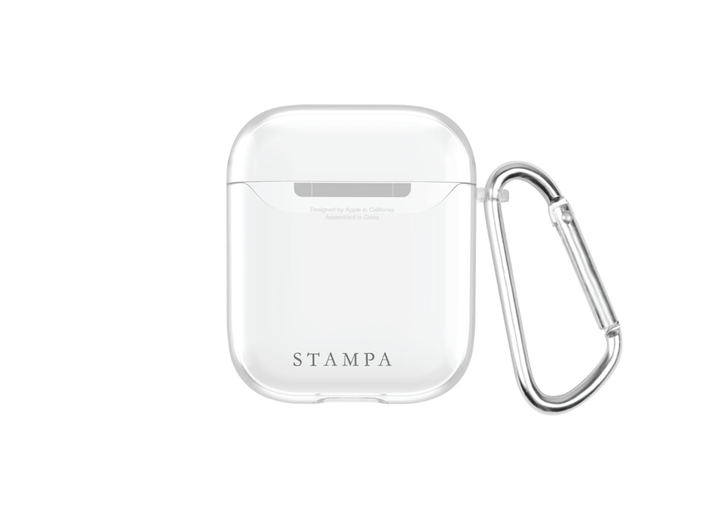 AIRPODS CASE WITH KEYCHAIN - STAMPA