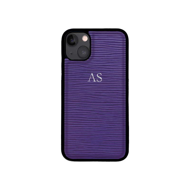 Personalised Leather iPhone 14 Plus Case