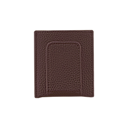 Dark Brown Money Clip Card Holder