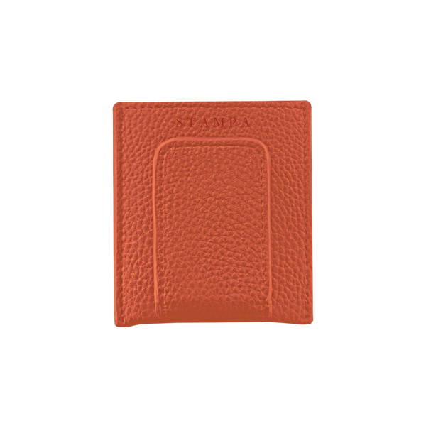 Orange Money Clip Card Holder