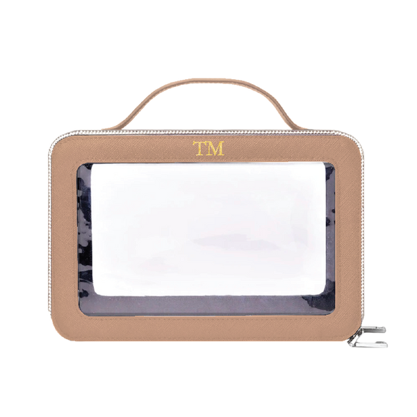 TRAVEL/COSMETIC BAG NUDE