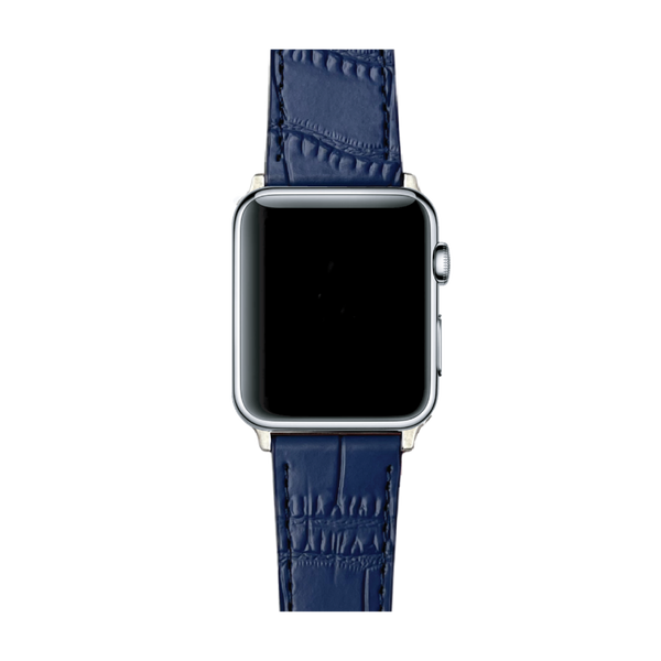 APPLE WATCH BAND NAVY CROC