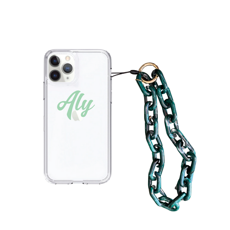 HUNTER GREEN PHONE STRAP